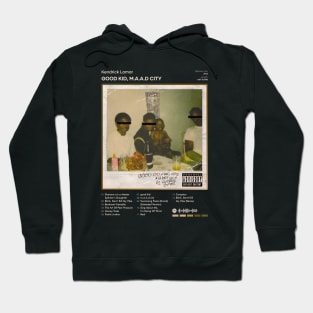 Kendrick Lamar - good kid, m.A.A.d city Tracklist Album Hoodie